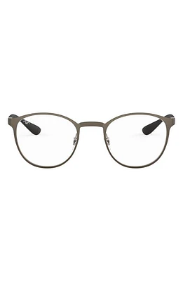 Ray-Ban 50mm Optical Glasses in Matte Gunmetal at Nordstrom