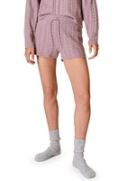 Sweaty Betty Cable Recycled Cashmere Blend Shorts Dusk Pink at Nordstrom,