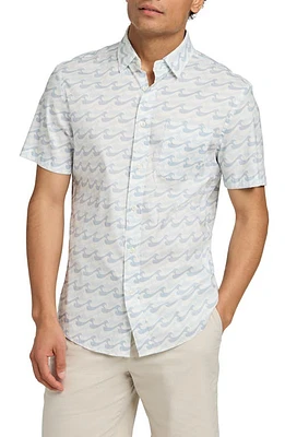 Faherty Movement Print Short Sleeve Shirt at Nordstrom,