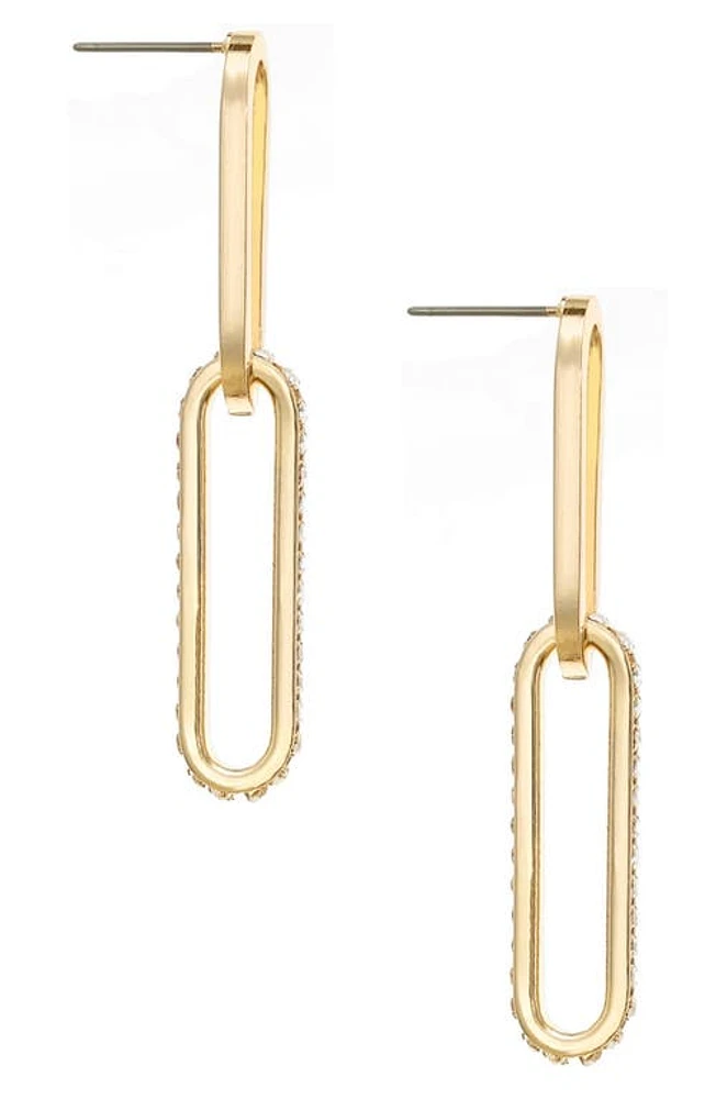 Ettika Link Drop Earrings in Gold at Nordstrom