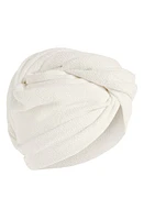 AQUIS Flip Hair Wrap Towel in Pearl at Nordstrom