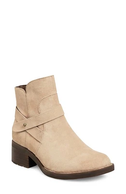 Børn Tori Leather Bootie in Taupe Suede at Nordstrom, Size 9