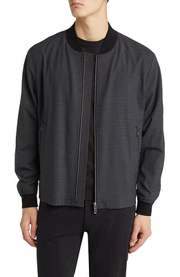 BOSS Hanry Bomber Jacket in Open Grey at Nordstrom, Size 40