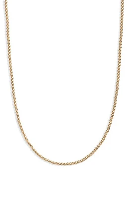 Set & Stones Leni Bead Necklace in Gold at Nordstrom, Size 16