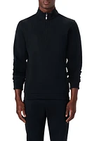 Bugatchi Reversible Knit Quarter Zip Pullover at Nordstrom,