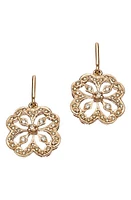 Sethi Couture Clover Drop Earrings in Rose Gold at Nordstrom