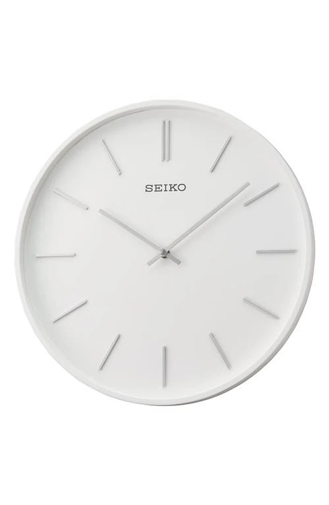 Seiko Pax Wall Clock in White at Nordstrom