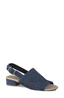 Paul Green Helena Woven Leather Block Heel Sandal at Nordstrom,