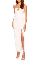 Susana Monaco Ring Front Halter Maxi Dress at Nordstrom,