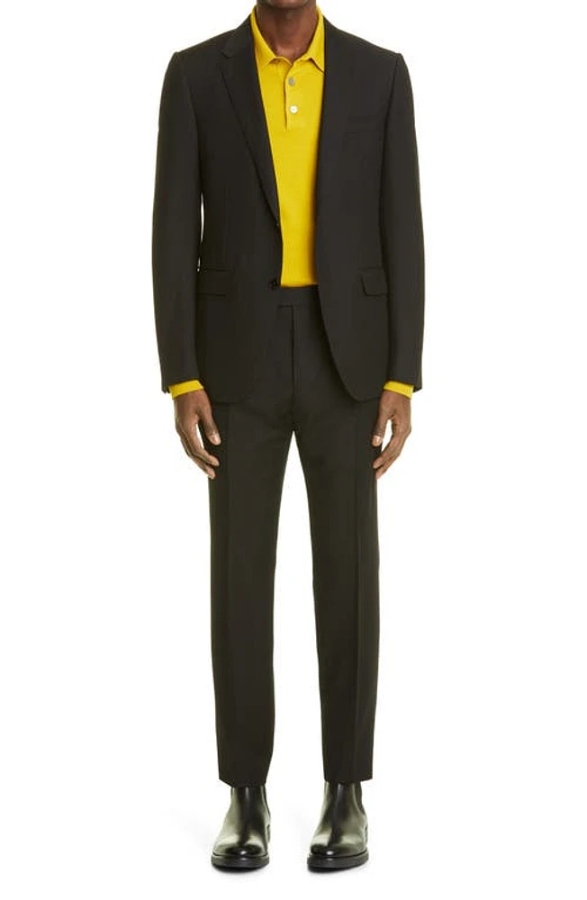 ZEGNA Achillfarm City Wool Suit Blk Sld at Nordstrom, Us