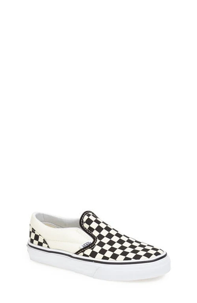 Vans Classic Checkerboard Slip-On Black/White at Nordstrom, M