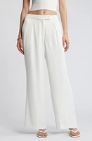 Open Edit Pleated Wide Leg Pants at Nordstrom,