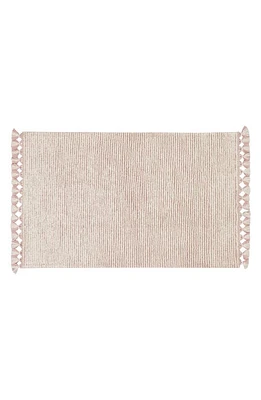 Lorena Canals Koa Wool Rug in Sheep White/Pale Blush at Nordstrom