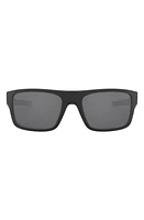 Oakley Prizm Drop Point 61mm Polarized Rectangle Sunglasses in Black at Nordstrom