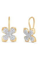 Sara Weinstock Lierre Diamond Petal Drop Earrings in White Gold at Nordstrom