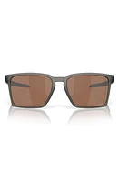 Oakley Exchange Sun 56mm Polarized Rectangular Sunglasses in Smoke at Nordstrom