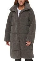 levi's Quilted Fleece Long Teddy Coat at Nordstrom,