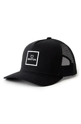 Brixton Alpha Block x C MP Trucker Hat in Black at Nordstrom