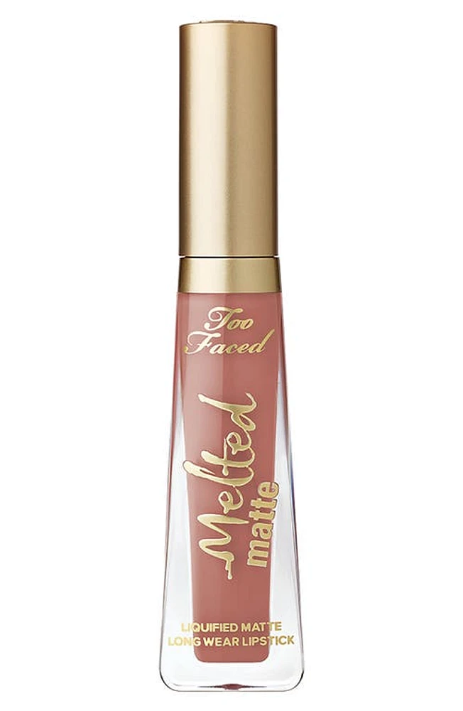 Too Faced Melted Matte Liquid Longwear Lipstick in Child Star at Nordstrom