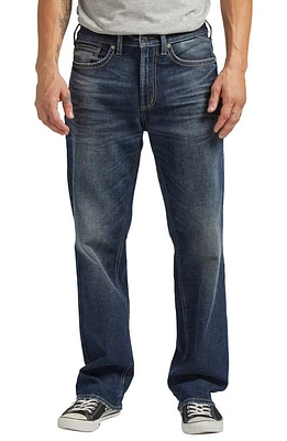 Silver Jeans Co. Gordie Relaxed Stretch Straight Leg Indigo at Nordstrom, X