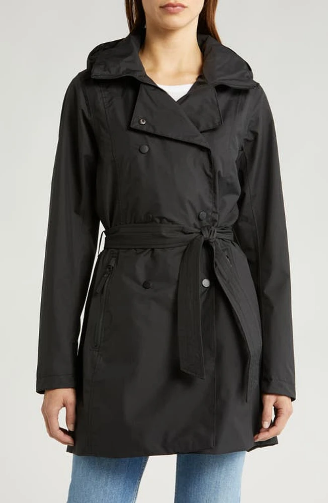 Helly Hansen Wesley II Waterproof Insulated Trench Coat Black at Nordstrom,