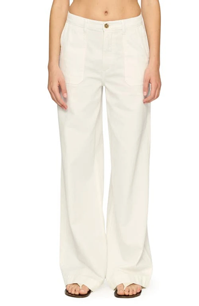 DL1961 Zoie Wide Leg Relaxed Pants White (Vintage) at Nordstrom,