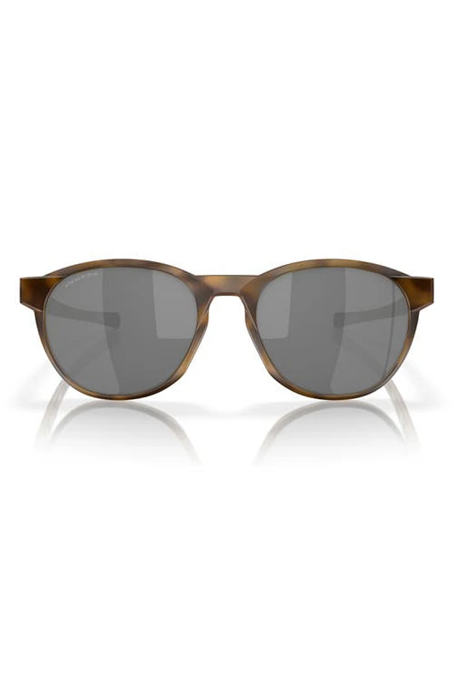 Oakley Reedmace 54mm Round Sunglasses in Brown Tort at Nordstrom