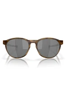 Oakley Reedmace 54mm Round Sunglasses in Brown Tort at Nordstrom