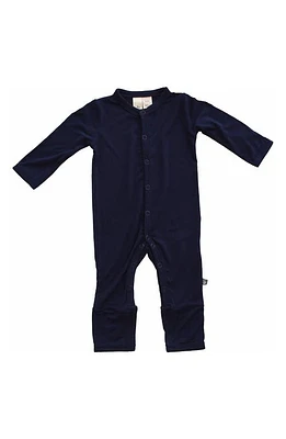 Kyte BABY Zip-Up Romper in Navy at Nordstrom