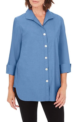 Foxcroft Pandora Non-Iron Cotton Shirt at Nordstrom,