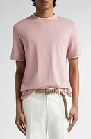 Brunello Cucinelli Tipped Cotton T-Shirt at Nordstrom,