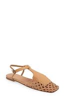 HEREU Reixa Woven T-Strap Sandal in Natural at Nordstrom, Size 7.5Us