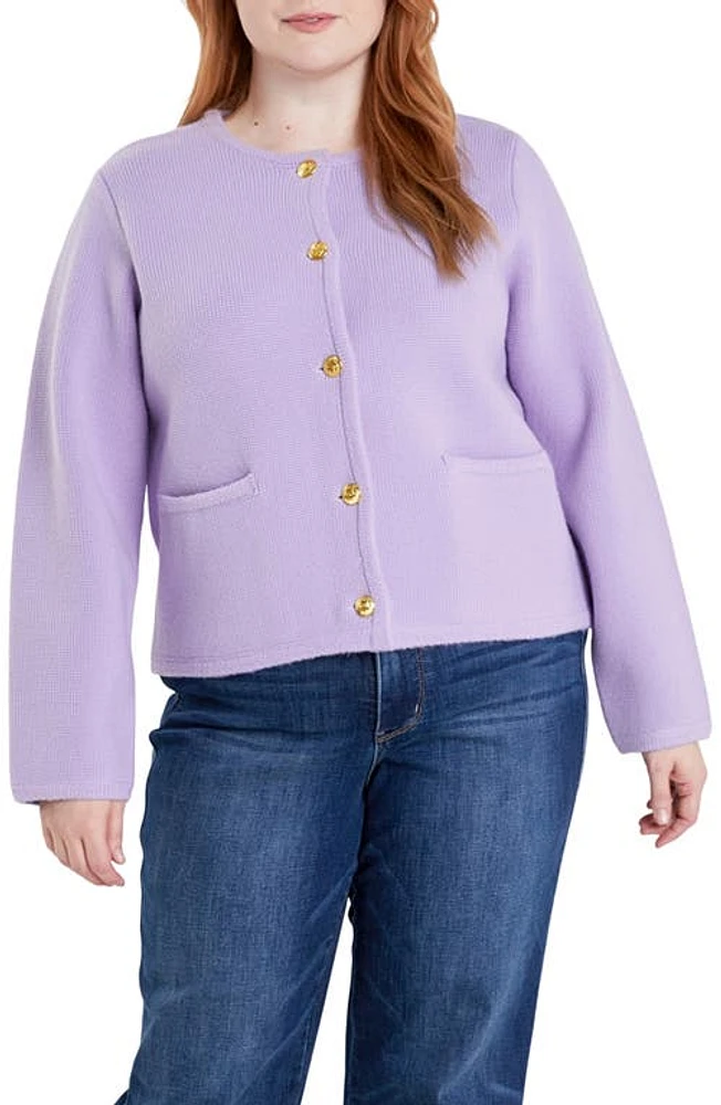 English Factory Pocket Cardigan Lilac at Nordstrom,