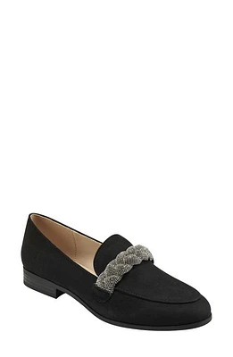 Bandolino The Larna Braided Detail Loafer in Black at Nordstrom, Size 5