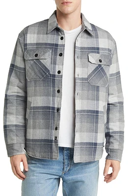 Rails Worthing Cotton Shirt Jacket Slate Mist Heather at Nordstrom,