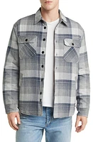 Rails Worthing Cotton Shirt Jacket Slate Mist Heather at Nordstrom,