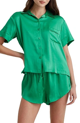 Papinelle Audrey Silk Short Pajamas Spearmint at Nordstrom,