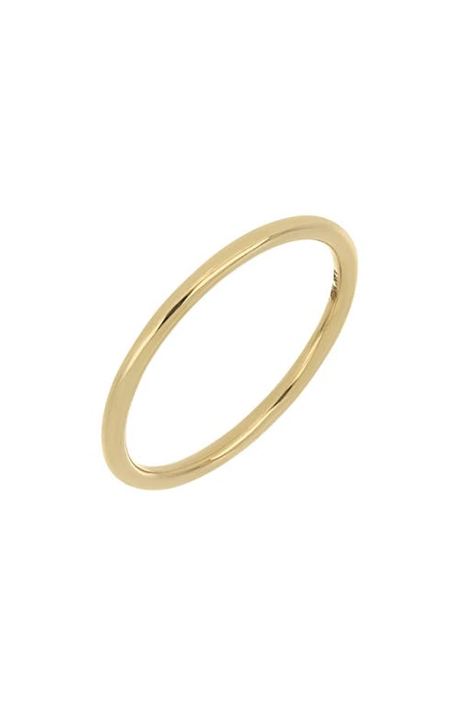 Bony Levy 14K Gold Smooth Stackable Ring in 14K Yellow Gold at Nordstrom, Size 6.5