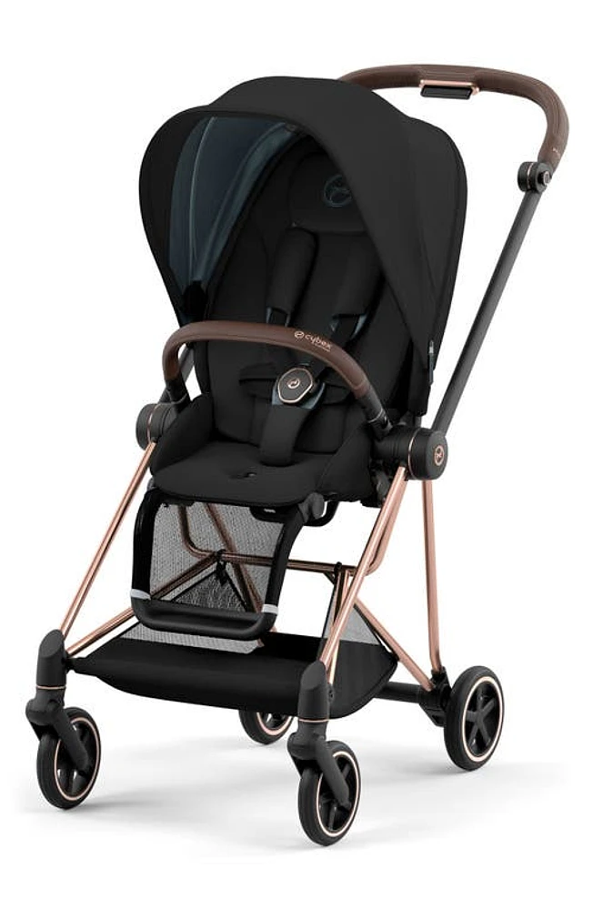 CYBEX MIOS 3 Compact Lightweight Stroller in Deep Black at Nordstrom