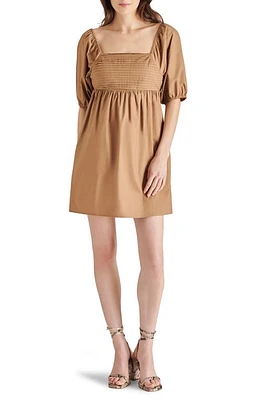 Steve Madden Inara Cotton Babydoll Minidress Toast at Nordstrom,