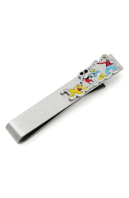 Cufflinks, Inc. x Disney Mickey & Friends Enamel Tie Bar in Silver at Nordstrom