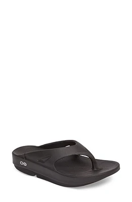 Oofos Gender Inclusive OOriginal Sandal Black at Nordstrom,