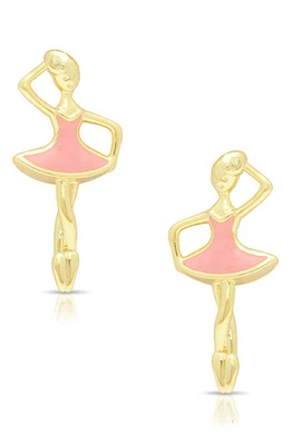 Lily Nily Kids' Ballerina Stud Earrings in Pink at Nordstrom