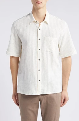 PEREGRINE Cotton Short Sleeve Button-Up Shirt at Nordstrom,