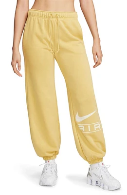 Nike Air Fleece Sweatpants Saturn Gold/Pale Ivory at Nordstrom,