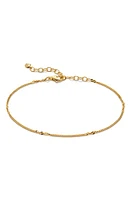 Monica Vinader Twisted Curb Link Bracelet in 18Ct Gold Vermeil at Nordstrom