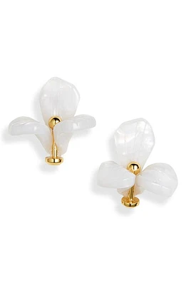 Lele Sadoughi Trillium Stud Earrings in Mother Of Pearl at Nordstrom