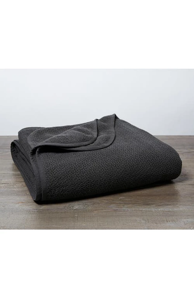 Coyuchi Honeycomb Organic Cotton Blanket in Shadow at Nordstrom, Size Full