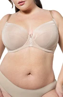 Parfait Unlined Underwire Plunge Bra in Bare at Nordstrom, Size 32F