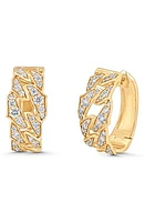 Sara Weinstock Lucia Diamond Hoop Earrings in Yellow Gold at Nordstrom